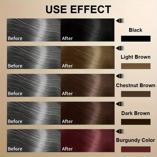 Magari Plant Fragrance Bubble Hair Dye Shampoo - Herbal Color Sachet (30ml)