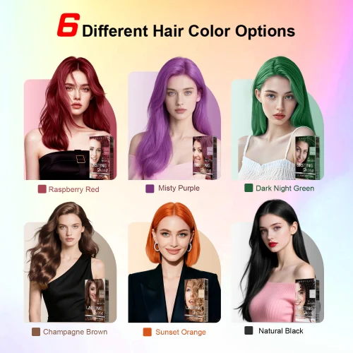 Magari Professional Double-Use Hair Color Cream - Keratin Enriched Lasting Shine (100ml + 100ml)