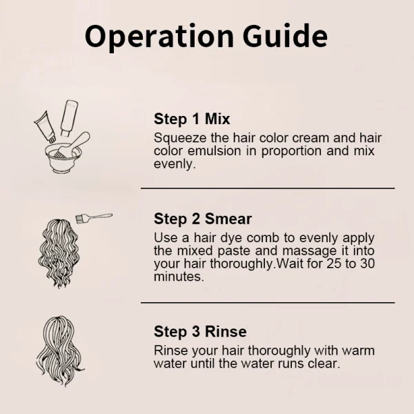 Magari Professional Double-Use Hair Color Cream - Keratin Enriched Lasting Shine (100ml + 100ml)