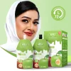 Premium Green Apple Ammonia-Free Black Hair Oil - 100% Gray Coverage & Non-Stick Formula (430ml)