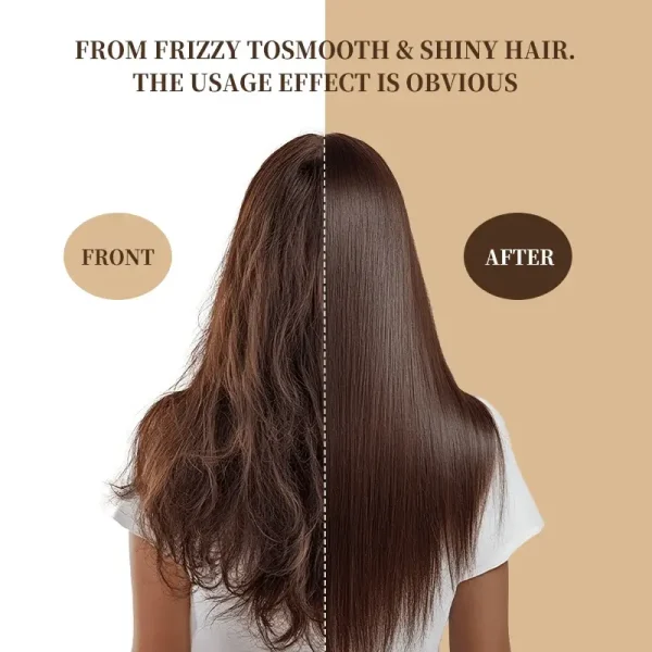 Meidu Hair Straightening Cream with Built-In Comb - Instant Smoothing & Frizz Control (180ml)