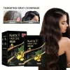 Premium 4-in-1 Herbal Hair Dye Bags - Instant Coffee Hair Color Shampoo Sachet (30ml)