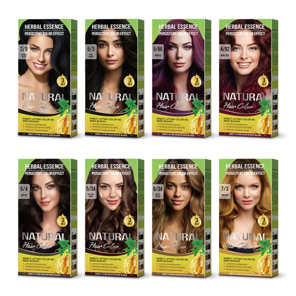 Herbal Essence Twin Sachet Hair Color Kit - No Bleach Direct Lifting Dye (8 Vibrant Shades)